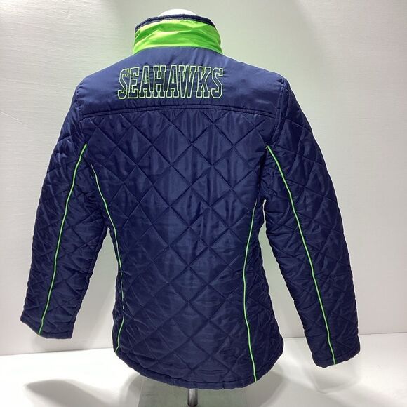 Seattle Seahawks Quilted Jacket Women’s Size L - Picture 2 of 9